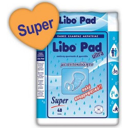 Libo Pad Ultra Super Σερβιέτες Ακράτειας 60τμχ