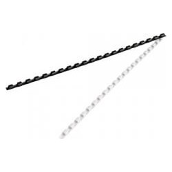 Σπιράλ Πλαστικό Black Red 14mm - Μαύρο - 100τμχ Σ14-01