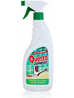 QUESTO ΚΑΘΑΡΙΣΤΙΚΟ ΑΛΑΤΩΝ ΜΠΑΝΙΟΥ ΑΝΤΛΙΑ 750ml. - CLEANWAY