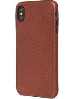 Decoded Leather Back Cover Brown (iPhone XS Max)