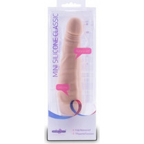 Seven Creations Mini Silicone Classic Curved Ρεαλιστικός Δονητής 15cm Flesh