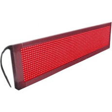 Επιγραφή LED 71x23 Μονής Όψης Εξωτερική Κόκκινη USB