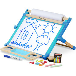 Melissa & Doug Deluxe Tabletop Easel Πίνακας Διπλής Όψης Και 36 Μαγνητικά Γράμματα