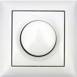 Dimmer διακόπτης χωνευτός 200W με λειτουργία ON/OFF λευκός | Magic electronic | 06 00001