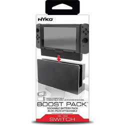 Nyko Boost Pak - Dockable 2500 mAh rechargeable battery pack for Nintendo Switch