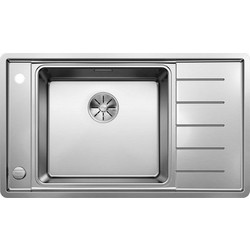 Blanco Andano XL 6 S-IF Compact Ένθετος Νεροχύτης Inox Σατινέ Δεξιά Ποδια 100x50cm