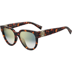 Givenchy GV 7155/G/S 0UC/EZ Γυναικεία Γυαλιά Ηλίου Στρογγυλά Κοκάλινα Ταρταρούγα με Μπλε Degradee Φακό