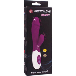 Pretty Love Snappy Δονητής Rabbit 20cm Μωβ