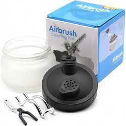 Δοχείο καθαρισμού αερογράφου-Airbrush cleaning pot WD-61