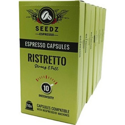 Seedz Coffee Κάψουλες Espresso Roasters Ristretto Συμβατές με Μηχανή Nespresso 100τμχ