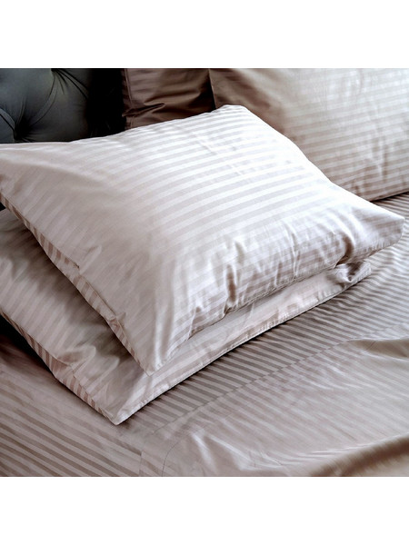 SB Home Σετ Σεντόνια Υπέρδιπλα Βαμβακοσατέν 250x280cm Lusso Taupe