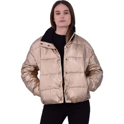 Roxy Γυναικείο Μπουφάν Χειμωνιάτικο Puffer Κοντό Χρυσό ERJJK03398