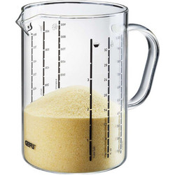 Μεζούρα γυάλινη πυρίμαχη 1000 ml Meti