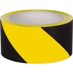 Ταινία Σήμανσης Aυτοκόλλητη 50mm x 33m ΚΙΤΡΙΝΗ-ΜΑΥΡΗ Logo