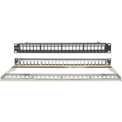 Πρόσοψη Patch Panel 24 Θυρών Κενή