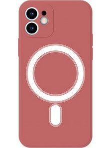 Θήκη Iphone 12 Mini - Soft Flexible Silicone Rubber Full Coverage Shockproof Magsafe Case Apple - Κόκκινο