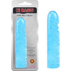 Chisa Novelties Hi Basic Vivid Jelly Ρεαλιστικό Dildo 19.2cm Μπλε