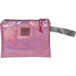 City Lyc Sac Sparkle 54315 Γυναικείο Νεσεσέρ Ροζ