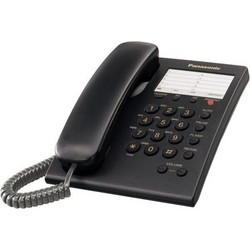 Panasonic KX-TS550 Ενσύρματο Τηλέφωνο Μαύρο