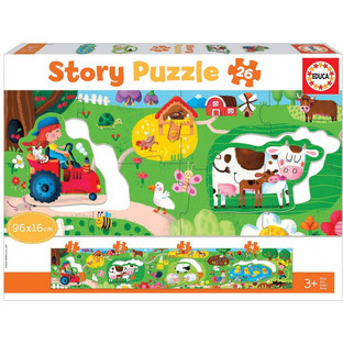 Παιδικό Puzzle Educa Story Puzzle The Farm 26 Κομμάτια