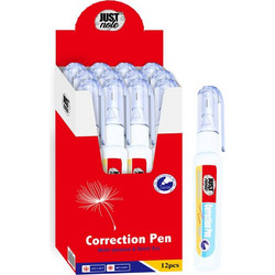 Διορθωτικό Στυλό gel 12ml JustNote 702479 - 12 ΤΕΜ 50-2459