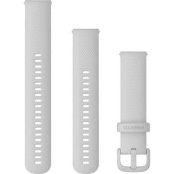 Garmin Quick Release 20mm Λουράκι Σιλικόνης White / White