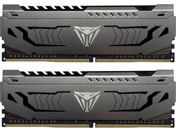 Patriot Viper Steel 64GB (2X32GB) DDR4 RAM 3600MHz Grey PVS464G360C8K