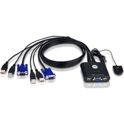 Aten KVM Switch CS22U 2 x Cable