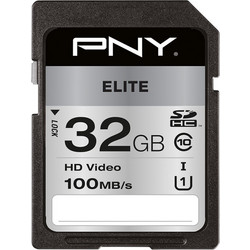 PNY Elite SDHC 32GB Class 10 U1 UHS-I 100MB/s