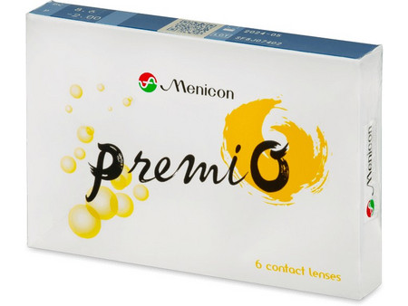 Menicon PremiO 15θήμεροι Φακοί Επαφής Σιλικόνης Υδρογέλης 6τμχ