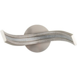 Απλίκα Τοίχου LED 16W 4000K (ΦΩΣ ΗΜΕΡΑΣ) 1120Lm σε χρώμα ασημί ματ με κορμό στρας WLC 677 SL ARLIGHT