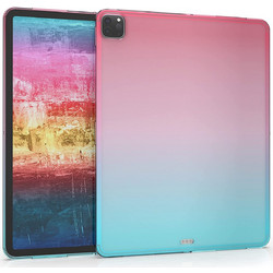 KW Silicone Bicolor/Dark Pink/Blue Matte (iPad Pro 12.9" 2021)