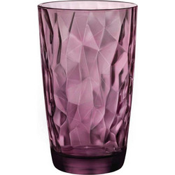 Bormioli Rocco Ποτήρι Νερού Γυάλινο Rock Purple 470ml BR00125501