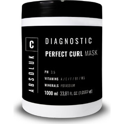 Absoluk Perfect Curl Μάσκα Μαλλιών για Φριζάρισμα για Σγουρά Μαλλιά 1lt