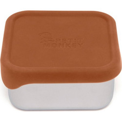 Petit Monkey Baked Clay Ανοξείδωτο Παιδικό Δοχείο Φαγητού Rusted 500ml