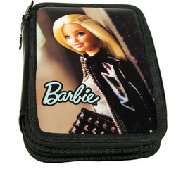 Gim Barbie Fur Fashion Κασετίνα Γεμάτη με 2 Θήκες Μαύρη 349-65100