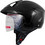 Autoline V520 Black Κράνος Μηχανής Jet 1200gr