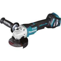 Makita DGA467ZJ Γωνιακός Τροχός Μπαταρίας 18V 115mm με Ρύθμιση Στροφών Solo