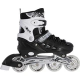 Rollers 4 En 1 Nils Extreme Réglables - Enfants/Adultes - Roulements ABEC7 - NH10905