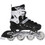 Nils Extreme Inline Αυξομειούμενα Rollers Μαύρα Άσπρα NH10905