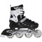 Nils Extreme Inline Αυξομειούμενα Rollers Μαύρα Άσπρα NH10905
