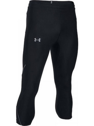Under Armour Run True Heatgear Ανδρικό Κολάν 3/4 Μαύρο 1290260-001