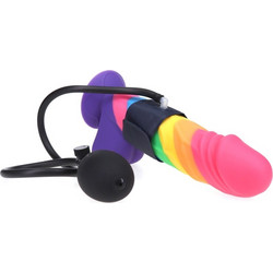 Kinksters Strap Inflatable Cock Ring Ελαστικό Δαχτυλίδι Πέους Σιλικόνης 4mm Μαύρο