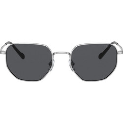 Vogue VO4186S 323/87 Γυαλιά Ηλίου Πολυγωνικά Μεταλλικά Ασημί με Γκρι Polarized Φακό