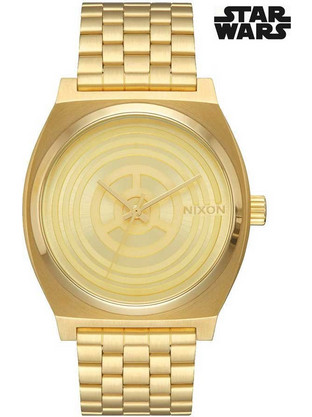 Nixon Time Ανδρικό Ρολόι με Χρυσό Μεταλλικό Μπρασελέ A045SW-2378-00