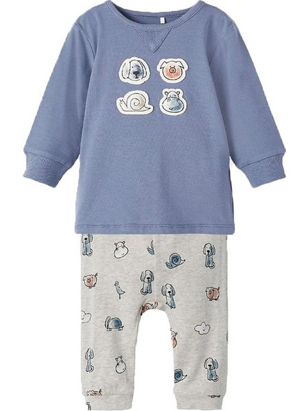 Παιδικο Σετ Nbmthorkil Ls Top Set 13203738 17-3912 tcx wild wind