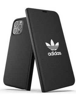 Adidas OR Booklet Case BASIC for iPhone 12 Pro Max - Black and White