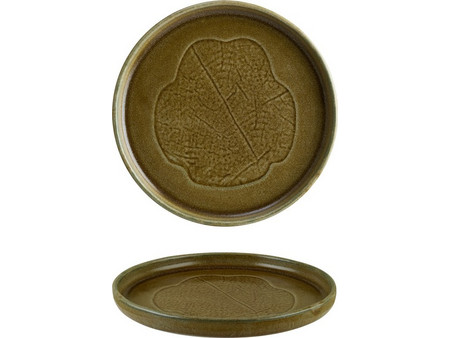 Bonna Πιάτα Ρηχά Πορσελάνης Terra Prints 21cm 6τμχ