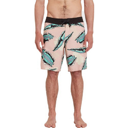 Volcom Detoonator Ανδρικό Μαγιό Βερμούδα με Σχέδια Ροζ A0812212-MSR