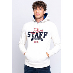 Staff Sebastian Ανδρικό Φούτερ με Κουκούλα & Τσέπες Λευκό 64-109.044-N0024